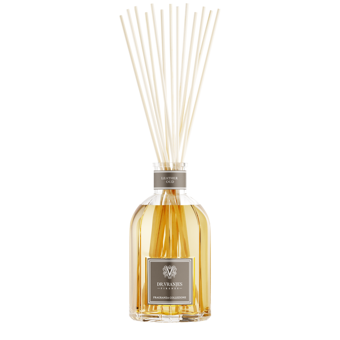 Leather Oud Vase 5000 ml Glass Bottle Collection Fragrance