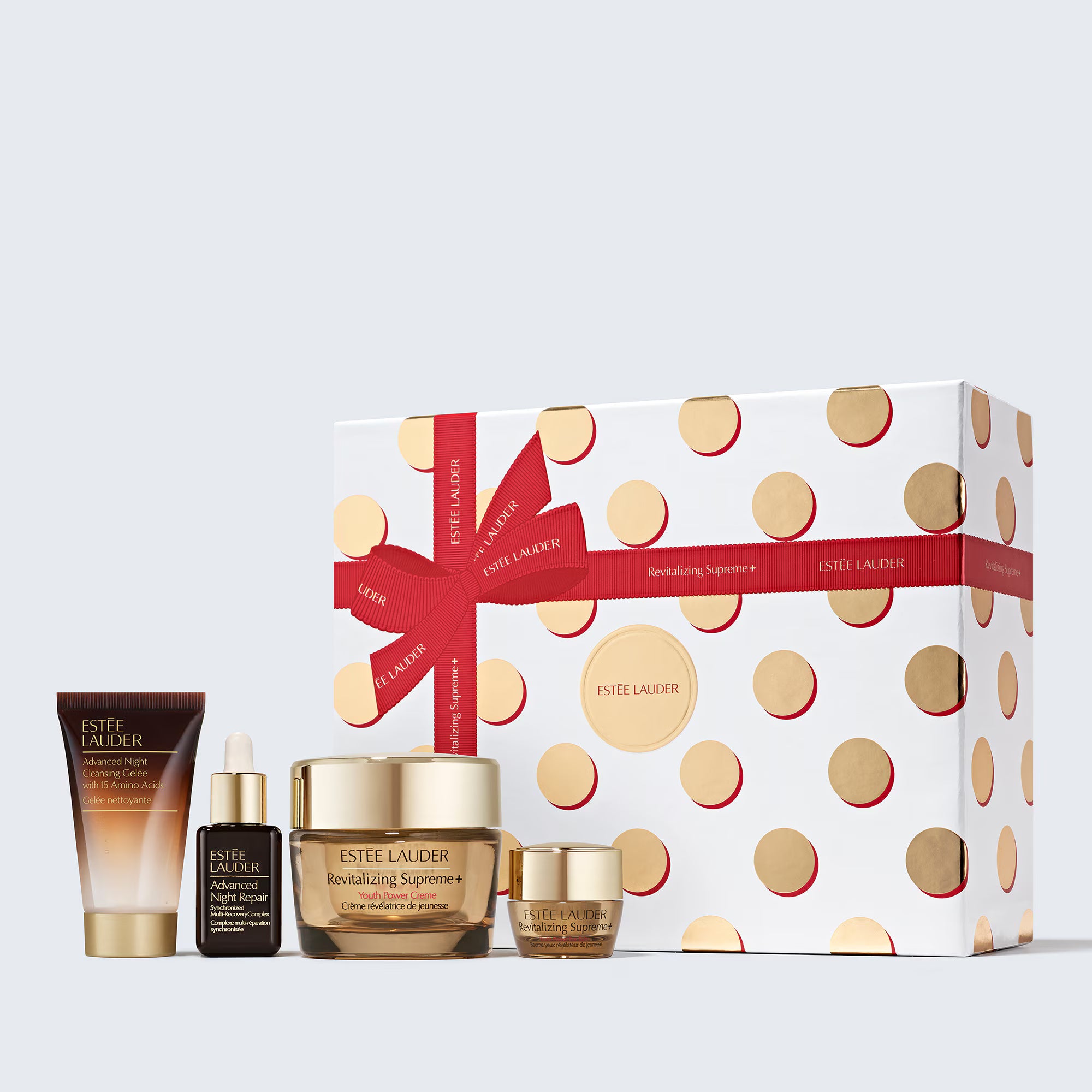Revitalizing Supreme+ Moisturizer Holiday Skincare Set The Lift + Firm Routine