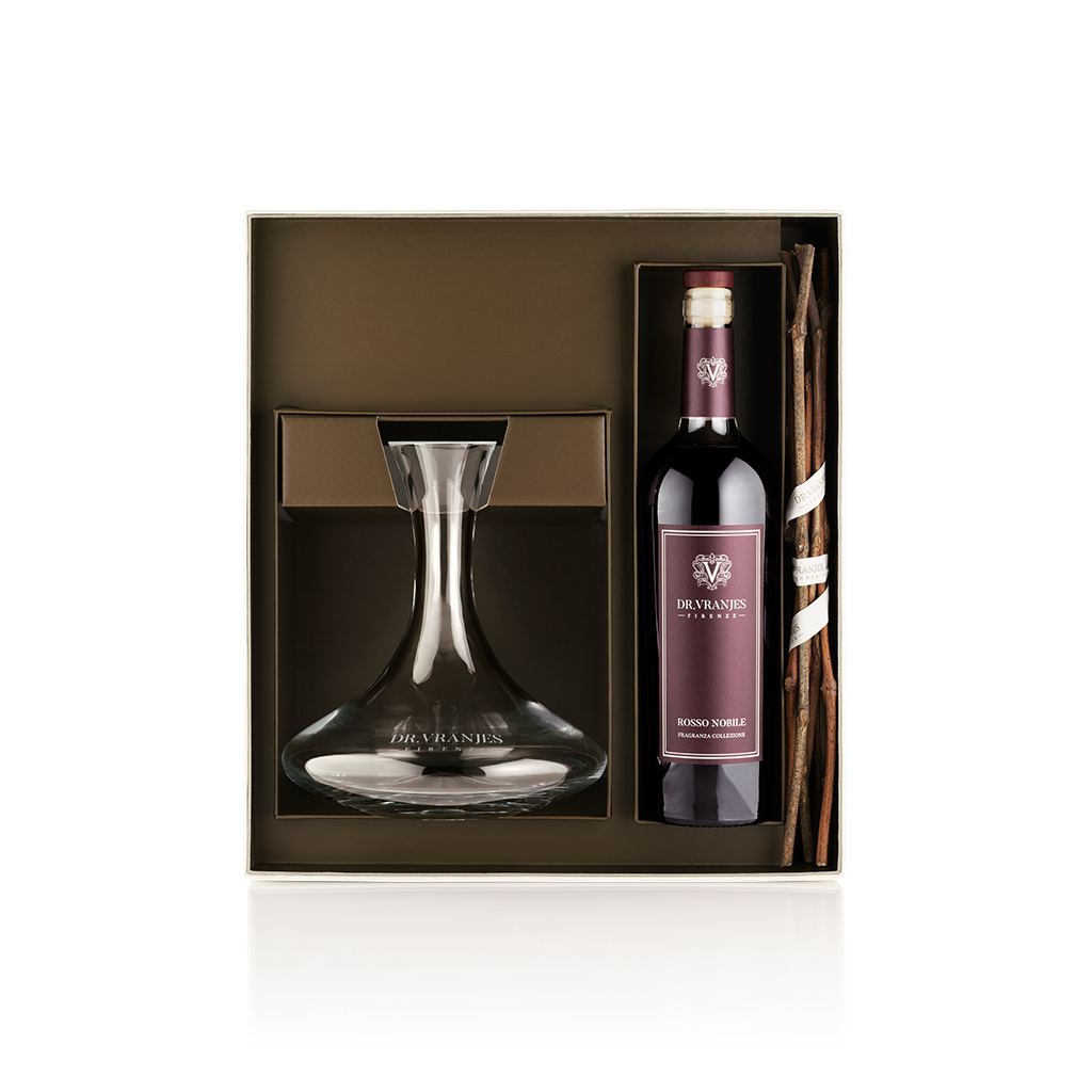 Rosso Nobile Decanter and 750ml Bordeaux Bottle