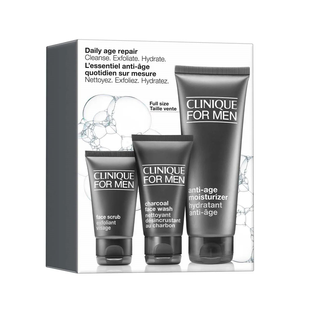 Clinique Daily Age Repair: Cleanse .Exfoliate .Hydrate Set