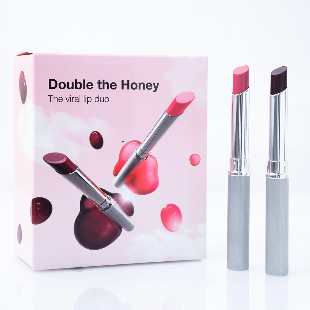 Clinique Double The Honey Duo Lip Balm Set