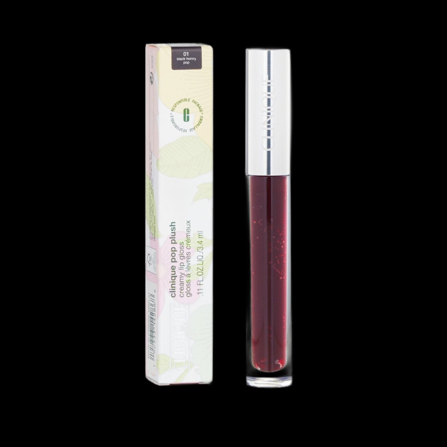 POP PLUSH GLOSS - 01 BLACK HONEY 3.4ML