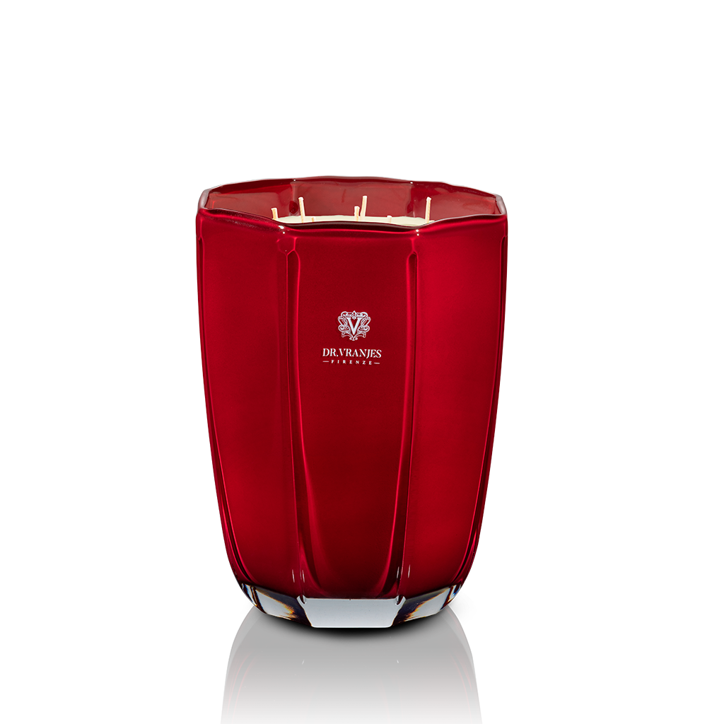 Decorative Candle Oro - Rosso Nobile RED